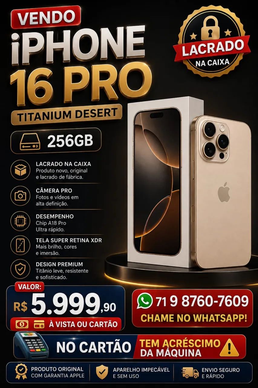 iPhone 16 pro 256 - Foto 2