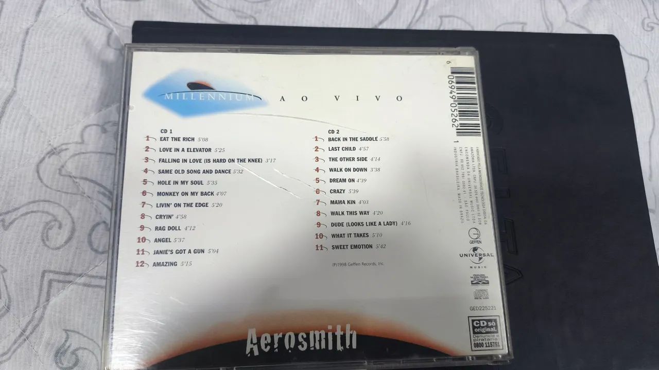 Cd Aerosmith Millennium ao Vivo - Foto 2