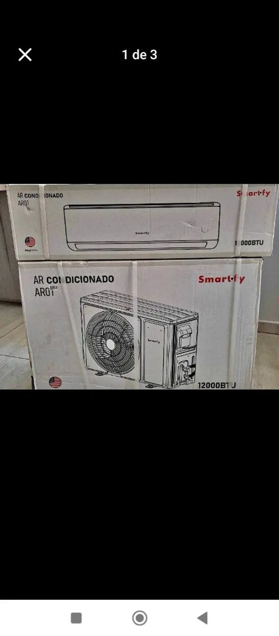 Ar condicionado novo 12 mil BTUs 