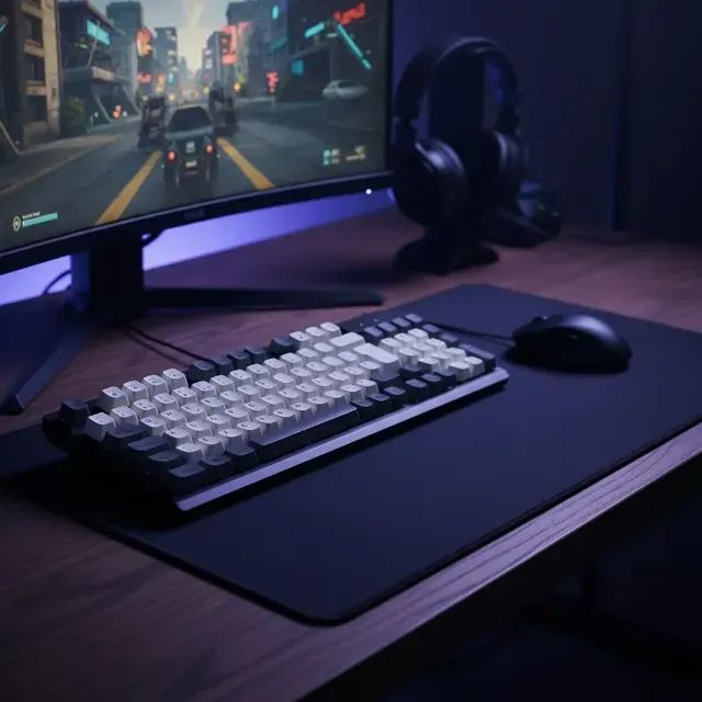 Kit Gamer Teclado Semi-mecânico E Mouse 1200 Dpi Novo - Foto 5