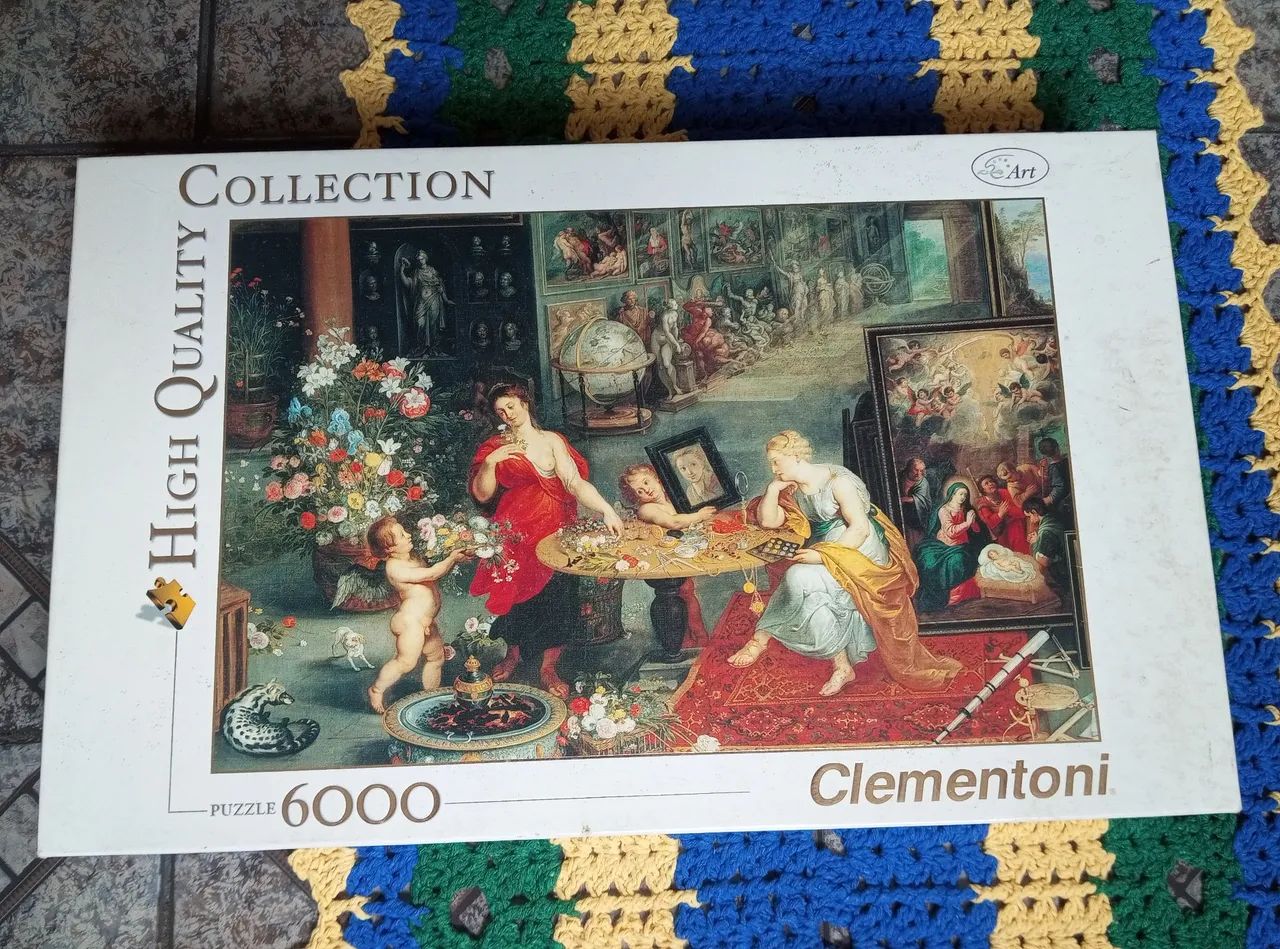 Quebra-cabeça Clementoni 6000 Peças - Raro<br>