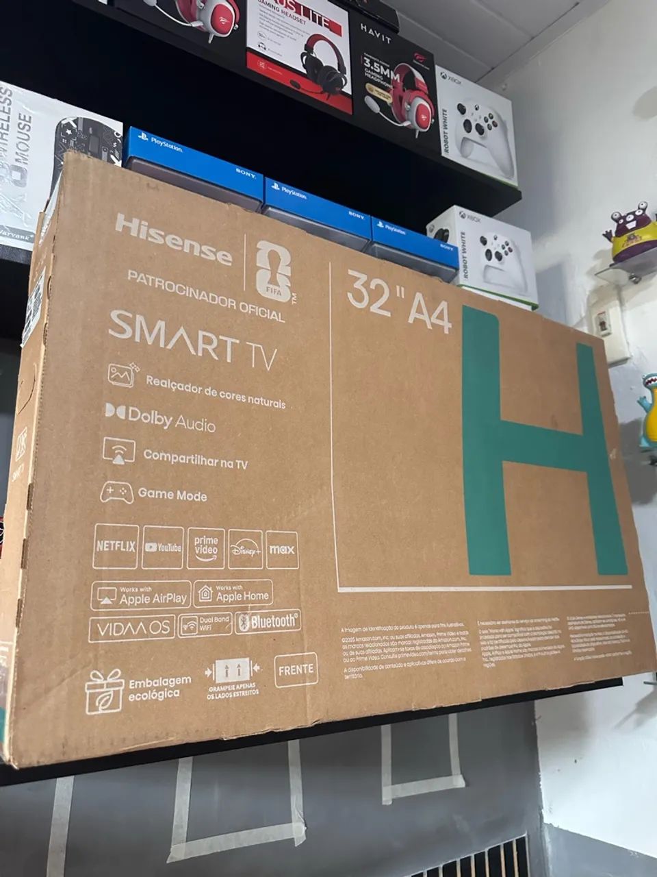 Smart tv Hisense DLED HD 32p lacrada  - Foto 2