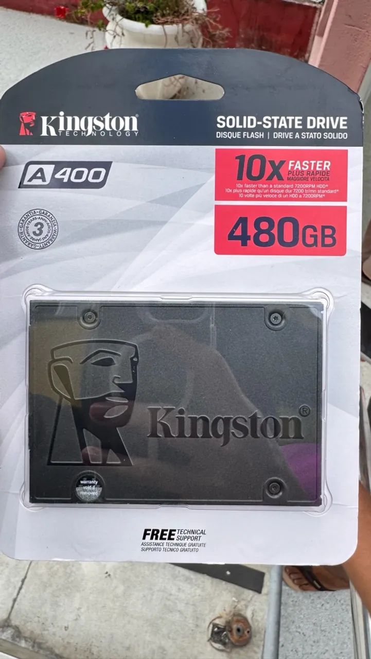 SSD Kingston A400 de 480 GB
