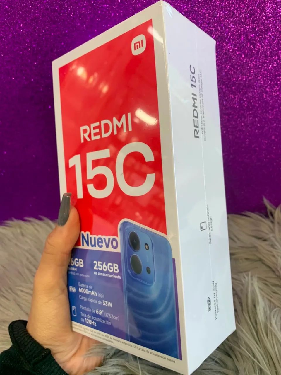 REDMI 15C 8/256GB* VERDE 100% R$1099 - Foto 3