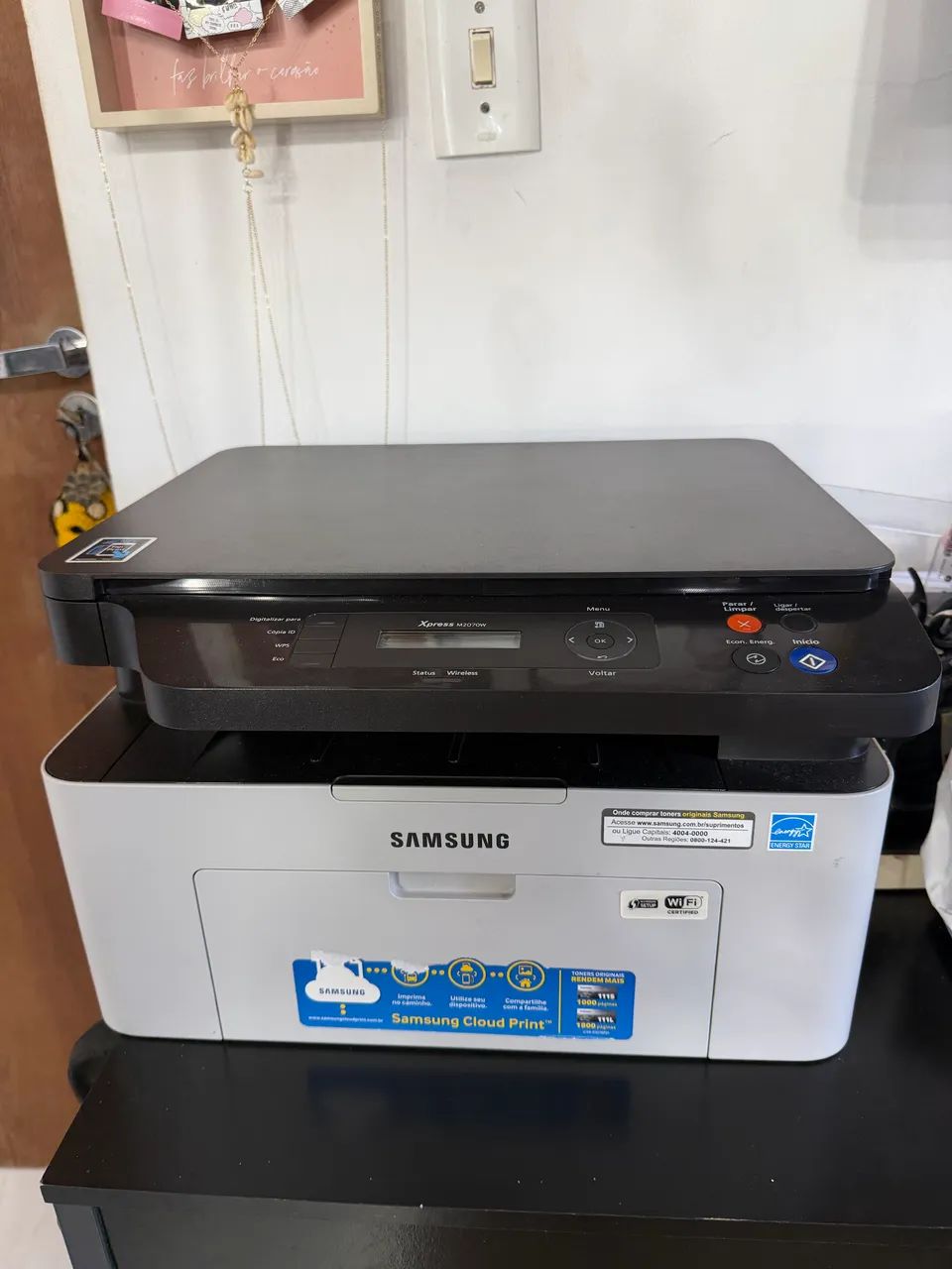 Impressora Samsung Xpress M2070W Laser Multifuncional Wi-Fi - Foto 4