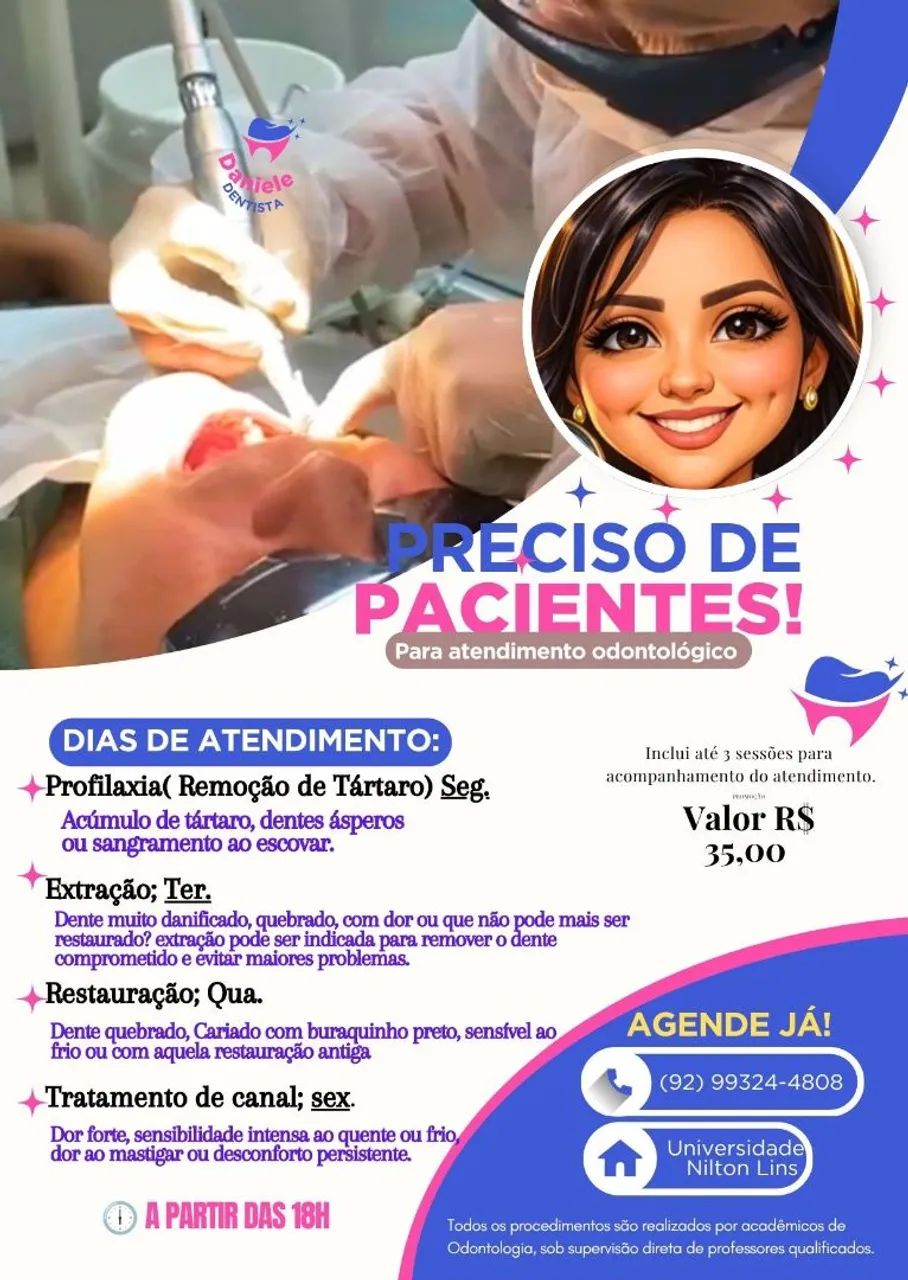 Paciente para odontologia 