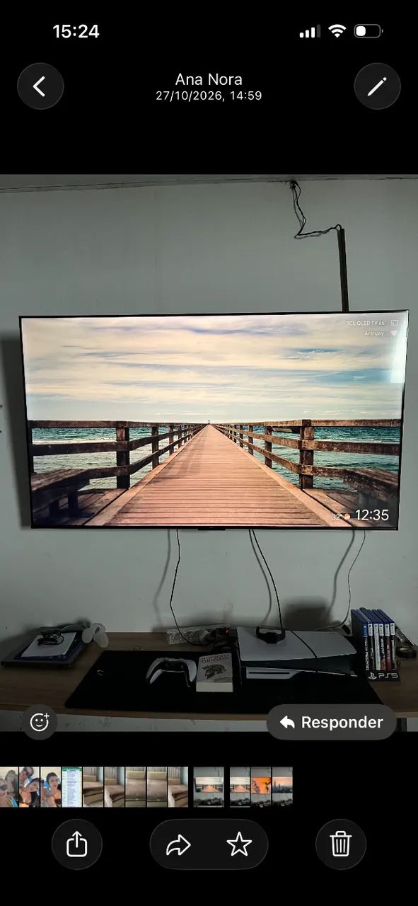Tv TCL 65 Polegadas 4k Qled - Foto 2