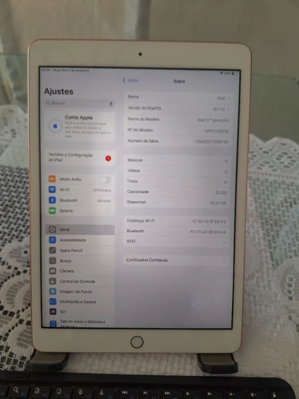 iPad Apple 7ª Geração 32 GB  R$ 400 - Foto 2