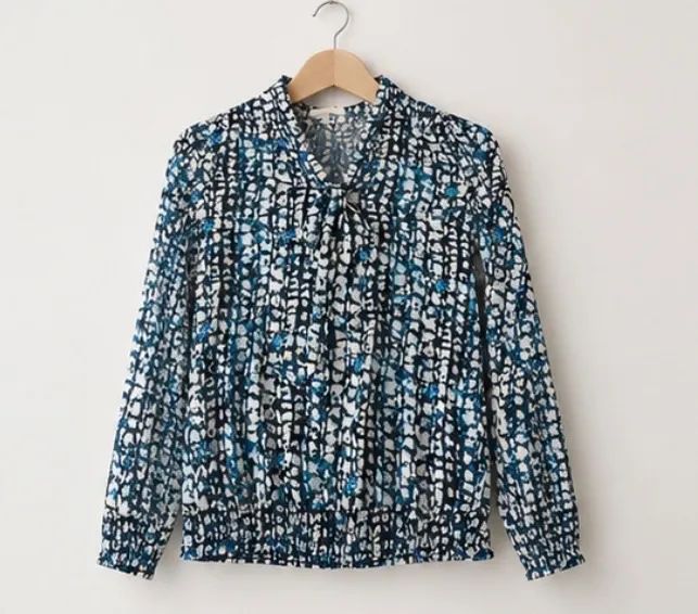 camisa florida transparente 
