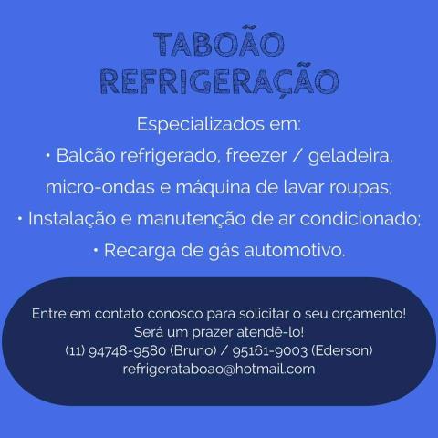 Conserto, manutenção e instalação