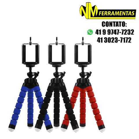Tripé Flexível Universal Suporte Celular Câmera 25cm Mb84206