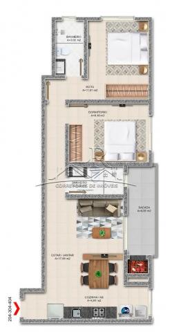 Apartamento à venda com 1 dormitórios em Ingleses do rio vermelho, Florianópolis cod:1808 - Foto 4