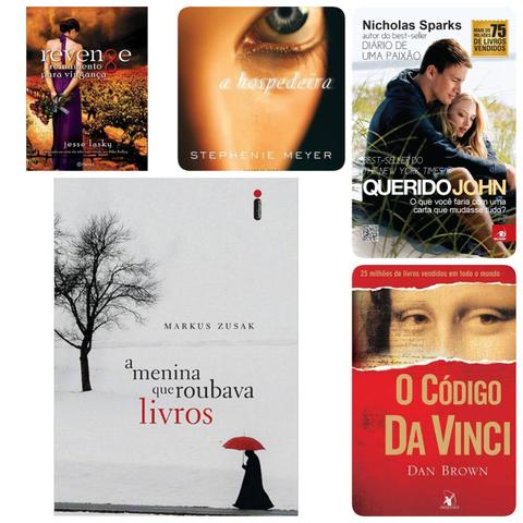 Lote com 10 livros diversos