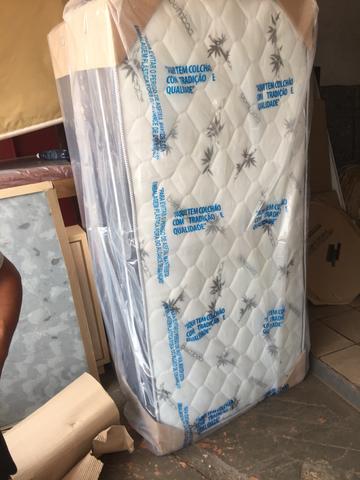 Cama box de molas solteiro, Nova - Foto 2