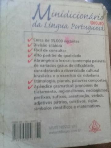 Vendo dicionário língua portuguesa também tenho o dicionario Inglês