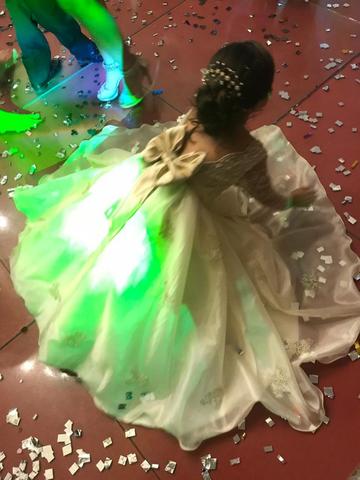Vestido infantil de formatura