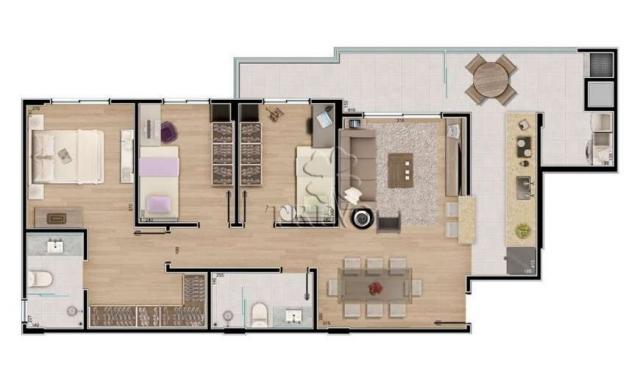 Apartamento à venda com 3 dormitórios em Novo mundo, Curitiba cod:1093 - Foto 3