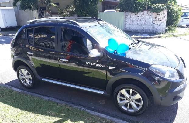 Sandero stepway 1.6, flex, completo, air bag, abs, placa a, rodas - Foto 11