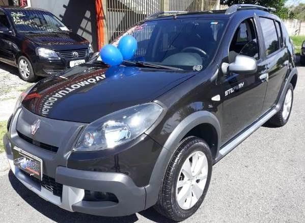 Sandero stepway 1.6, flex, completo, air bag, abs, placa a, rodas - Foto 3
