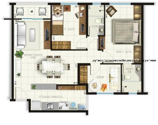 Residencial Passaredo na Barra do Ceará com 03 quartos e piscina, APT 366 - Foto 6