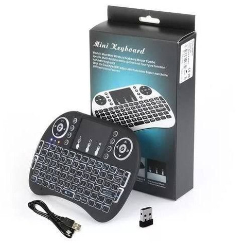 Mini teclado wireless com touchpad - Foto 2