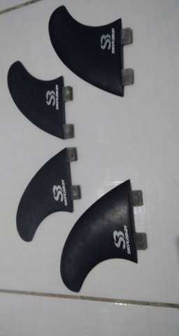 Quilhas Silverbay de Fibra, quadriquilha, encaixe Fcs