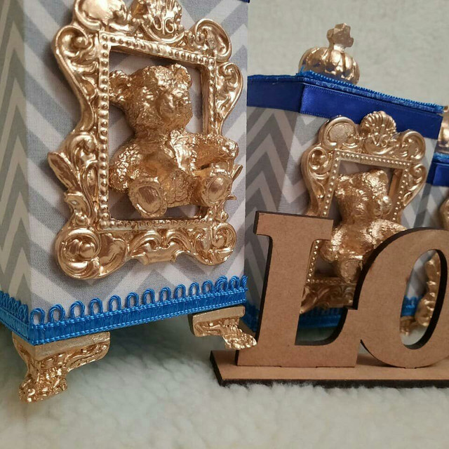 Kit higiene bebê em mdf linha super luxo - Foto 5