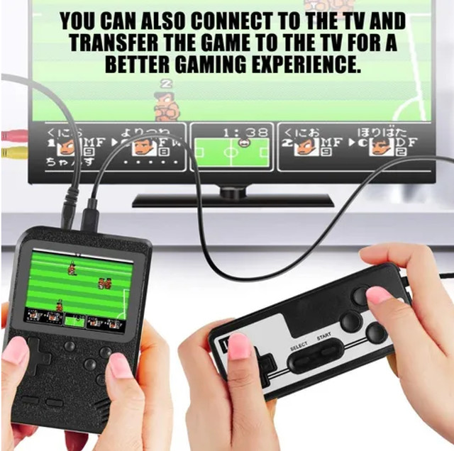 Mini Game Portátil Retro 400 Jogos Super Console + Controle - Foto 5