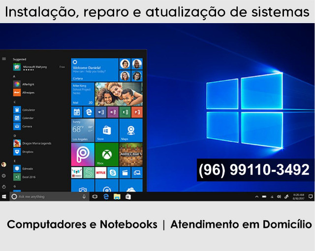 Instalação e Reparo | Computadore e Notebooks