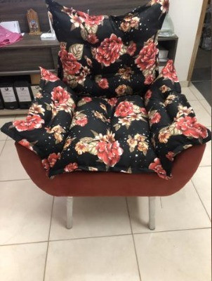Poltronas almofadadas, varias cores e estampas - Foto 5