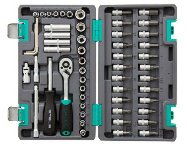 PROMOÇÃO RELÂMPAGO Kit Ferramentas Stels 57 Peças - Foto 5