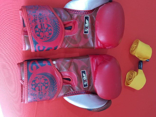Luvas de boxe semi profissional estado de novas - Foto 3