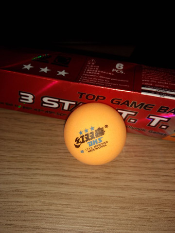 Bolas Tênis de Mesa/ Ping Pong DHS 3 Estrelas