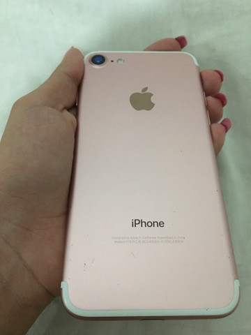 IPhone 7 rosé, sem marcas de uso - Foto 2