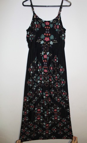 Vestido Antix Longo Flores
