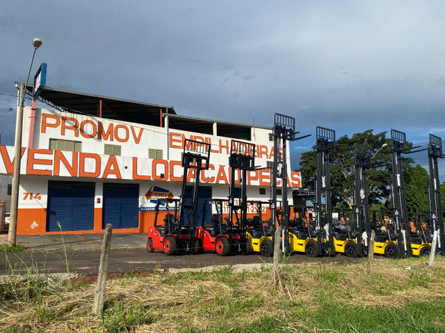 Empilhadeira Hangcha Patolada elétrica 2021 nova zero - Foto 2