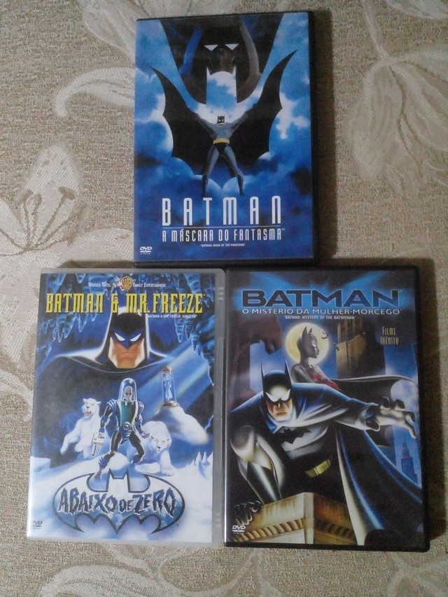 Trilogia Filmes DVDs Batman Animated Series - CDs, DVDs etc - Tijuca, Rio  de Janeiro 986986635 | OLX