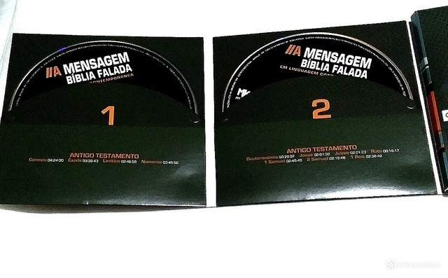 Bíblia A Mensagem - Falada em 07 Cds Originais Completa Nova