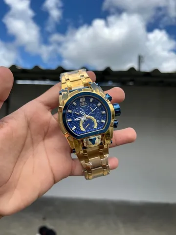 Comprar Relógio Masculino Invicta Zeus Magnum Linha Gold One