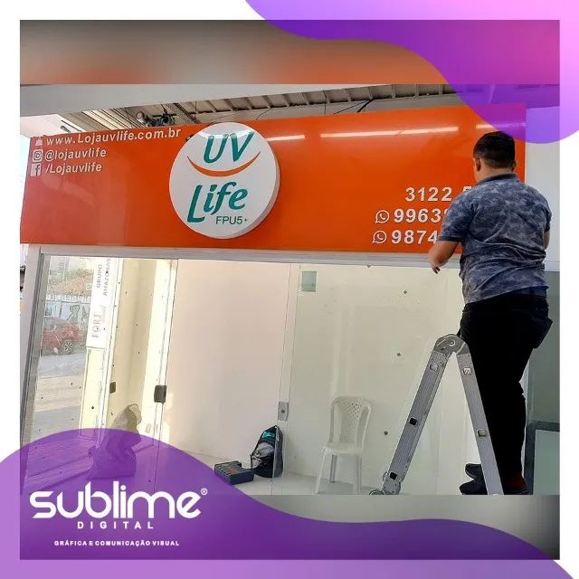 Fachadas ACM e LONA (Letras Caixa, Luminosos, Tontens, Toldos, Adesivos, Displays e etc. - Foto 3