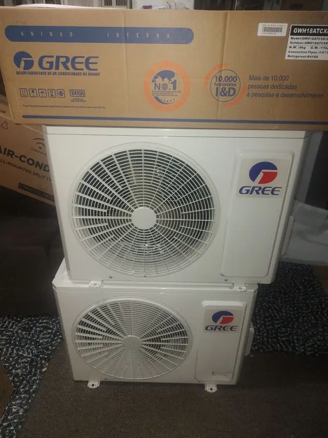 Ar condicionado gree 18 mil btus instalado 
