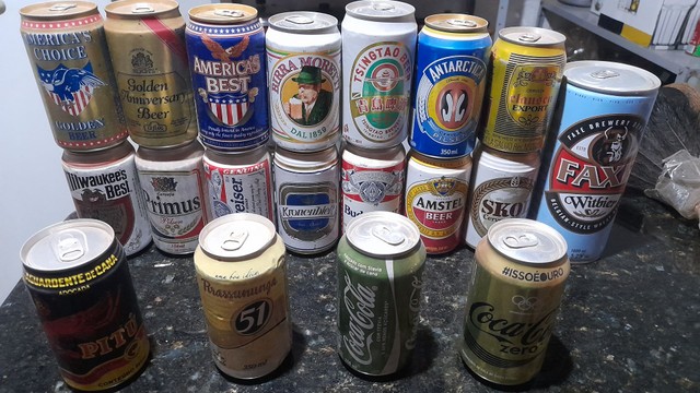 Latas de refrigerante e cerveja  - Foto 3