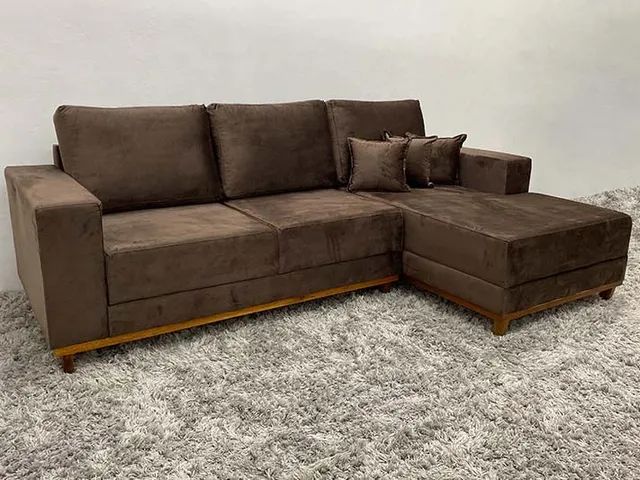 Sofá 3 Lugares com Chaise Nina 2,50m a86 - Foto 3