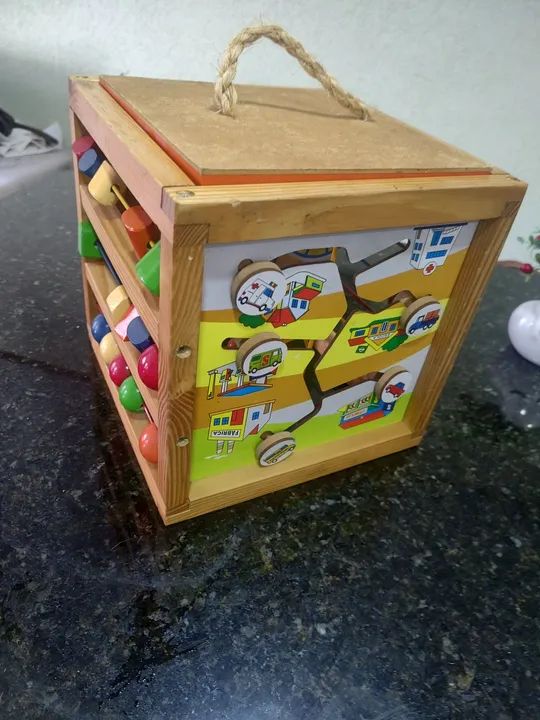 Brinquedo Educativo de Madeira aramado - Diversão e Aprendizado! - Foto 6