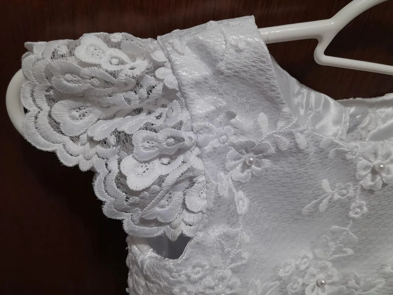 Vestido branco infantil - Foto 2