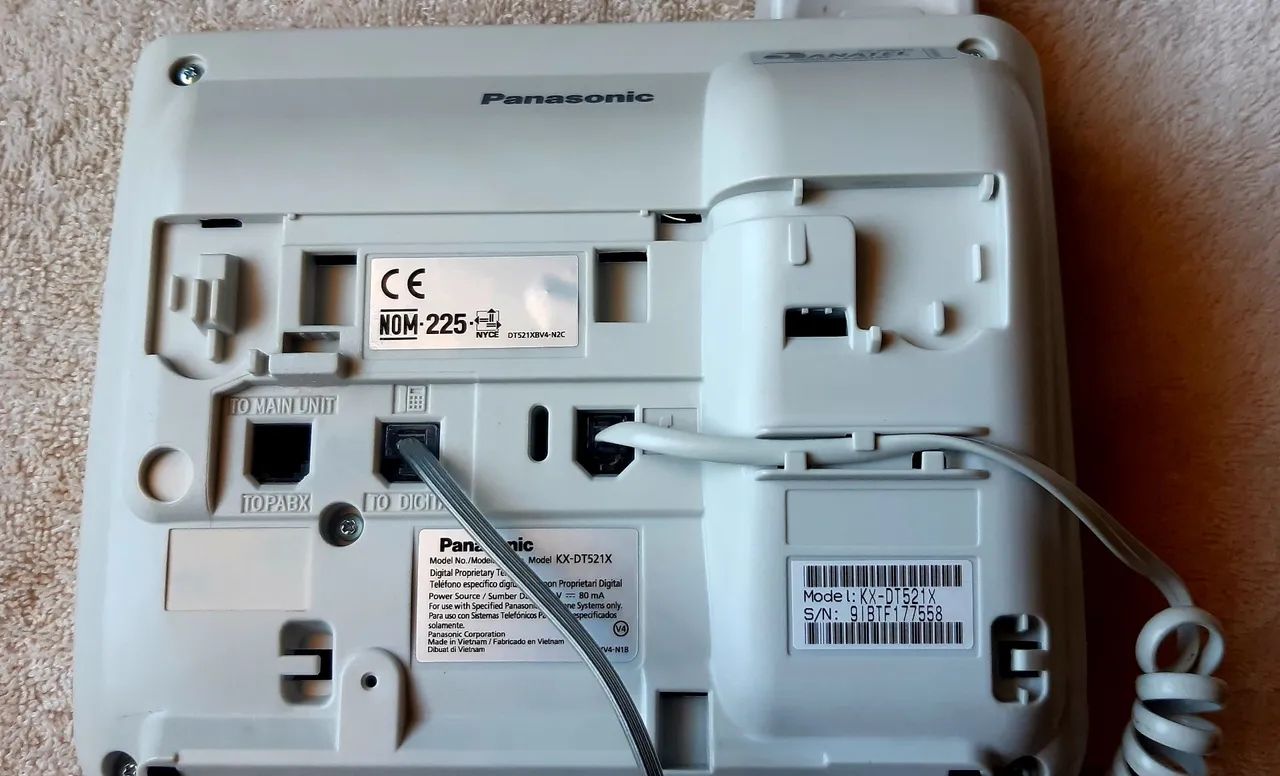 Telefone Fixo Panasonic KX-DT521 - Foto 4