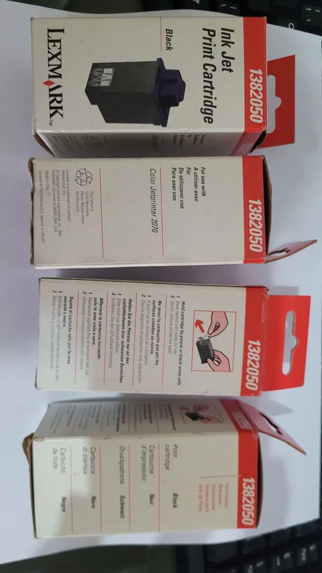 Cartucho 1382050 para  impressora Lexmark 2070 jato de tinta black - Foto 2