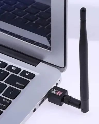 Nova Antena Receptor Wi-fi Wireless Computador Adaptador 1200mbps - Foto 3