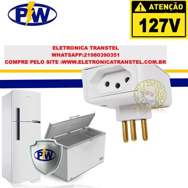 Proteraio Protetor de Geladeira e Freezer Contra Queda de Energia e Raios 127v ou 220v - Foto 4