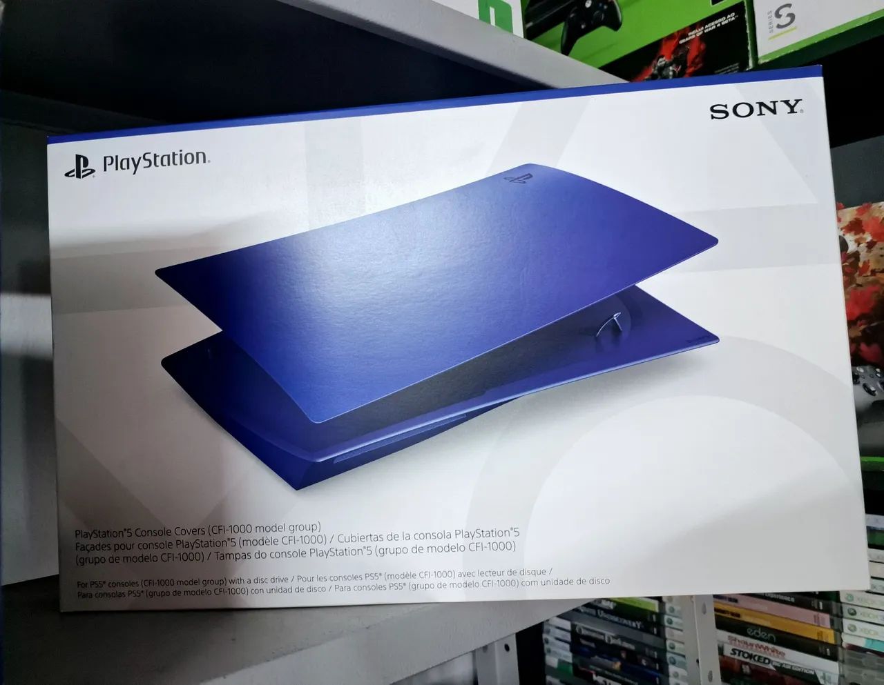 Promoção Faceplate PS5 Cobalt Blue Original Nova( ACEITO CREDISHOP)